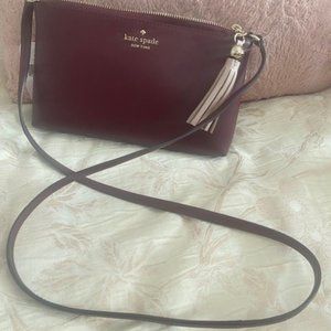 Kate Spade ivy street amy Tassel Leather Crossbody